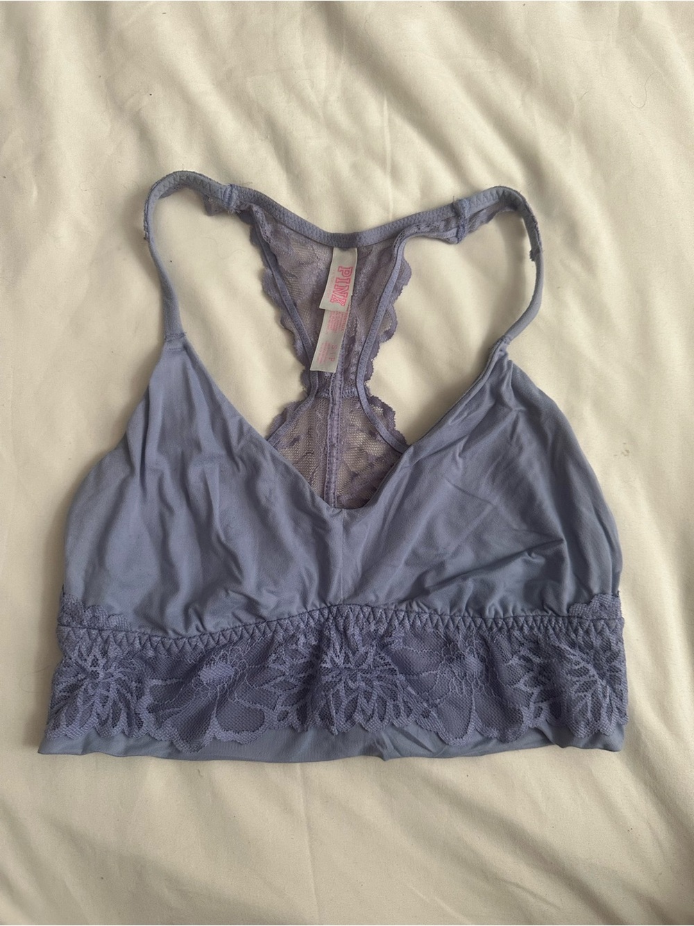 Victoria's Secret Lavender Lace Racerback Bralette